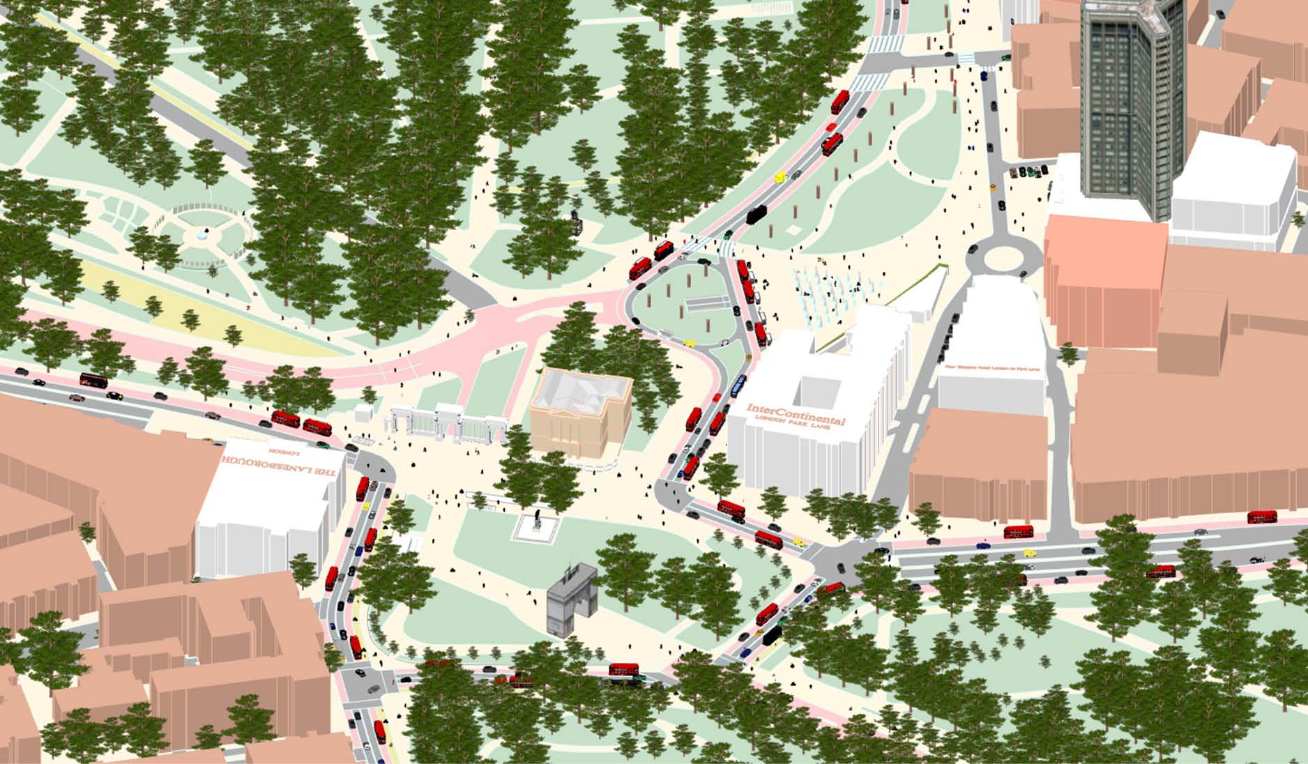 Poster Wrap - Cruchley's Plan of London, image size:1876x1096
