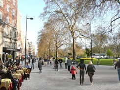 Park Lane as proposed