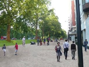 Park Lane as proposed, Mayfair side facing north