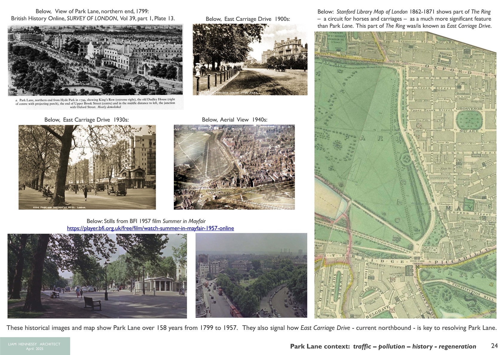 Park Lane context, history, etc